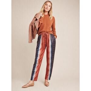 Conditions Apply Mallorca Dyed Tapered Trousers Satin Women's Size L Multi